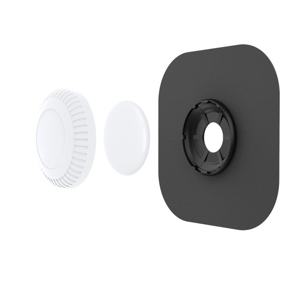Stick-On Silikone Cover til AirTag 1. & 2. Gen. - Hvid