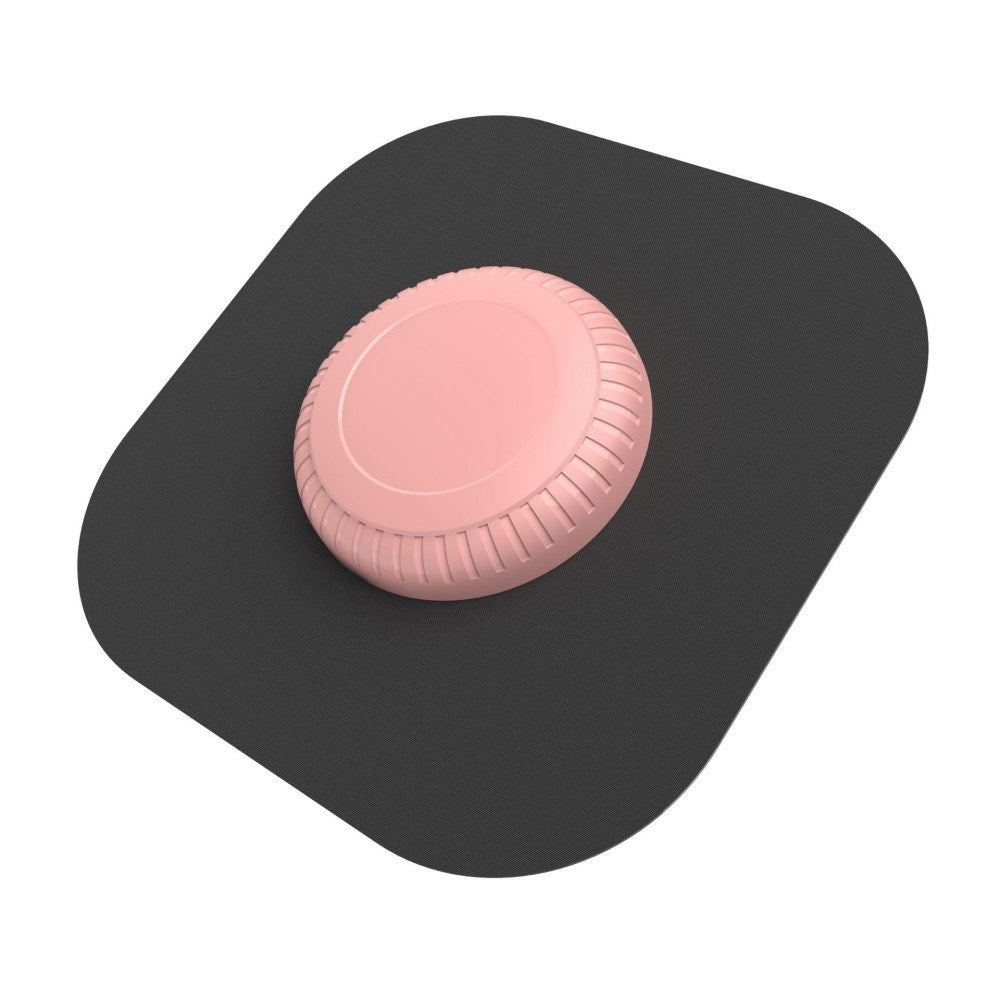 Stick-On Silikone Cover til AirTag 1. & 2. Gen. - Lyserød