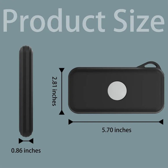 Apple Vision Pro Batteri Silikone Cover m. Nøglering - Blå
