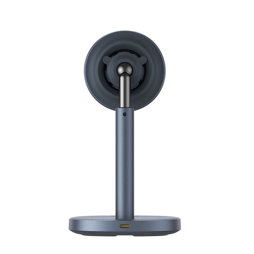 Baseus Orbit 2 Pro 2-i-1 Mobilstander med 20W Trådløs Opladning - MagSafe / Qi2 Kompatibel - Grå