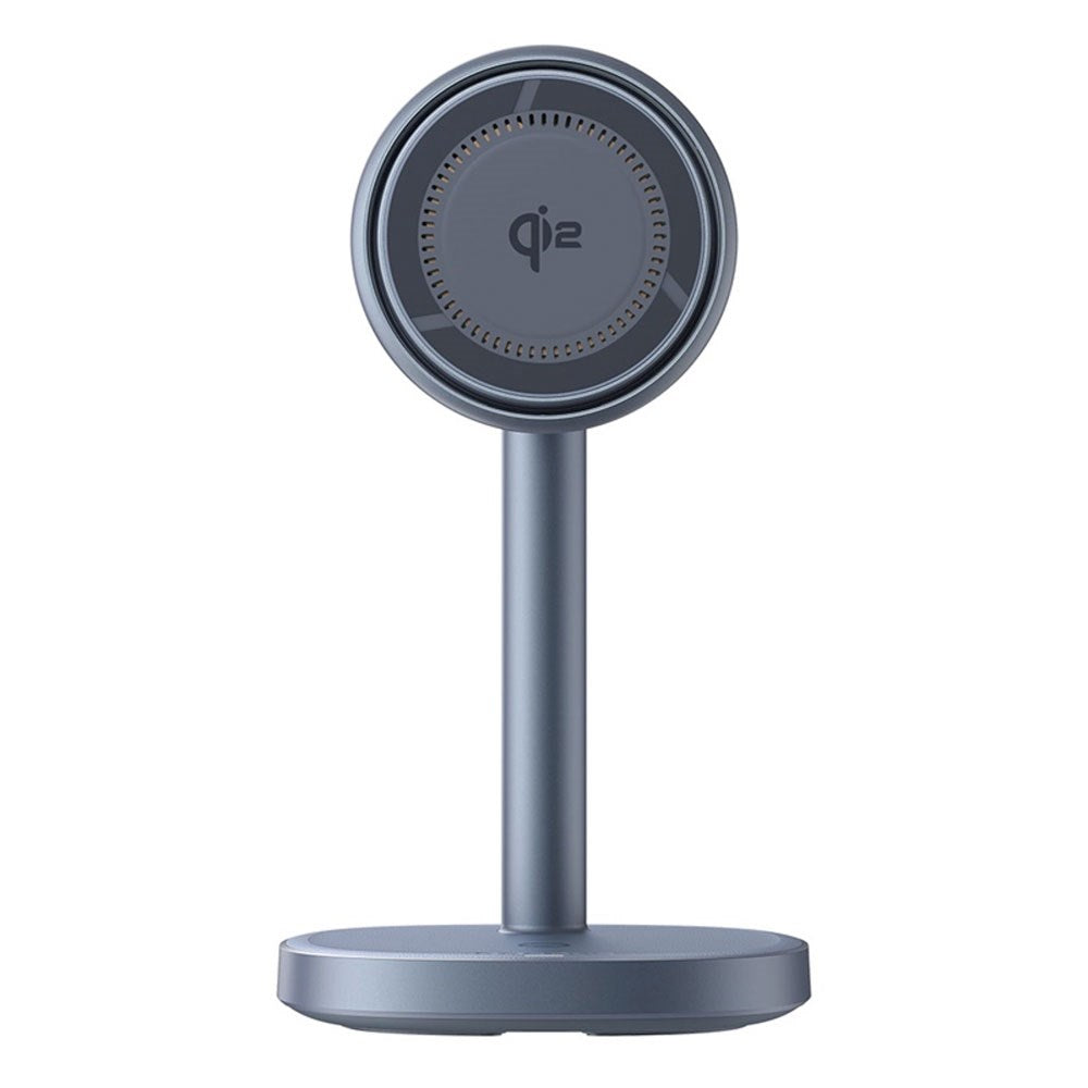 Baseus Orbit 2 Pro 2-i-1 Mobilstander med 20W Trådløs Opladning - MagSafe / Qi2 Kompatibel - Grå