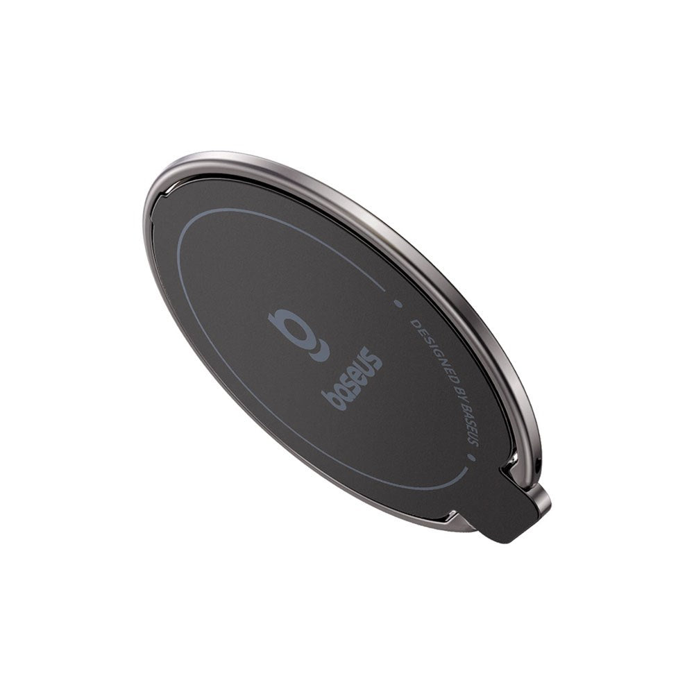 Baseus MagPro II Ring Holder til Mobil m. Ståfunktion - MagSafe Kompatibel - Titanium