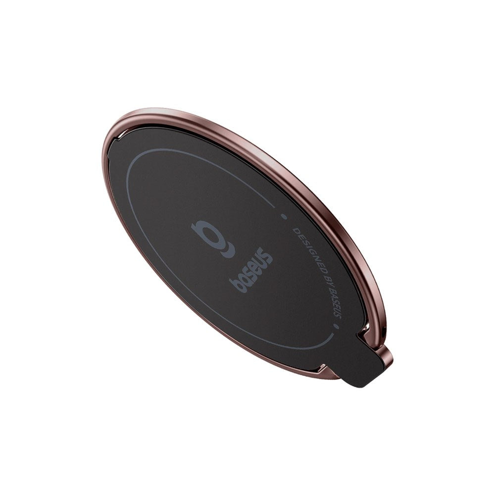 Baseus MagPro II Ring Holder til Mobil m. Ståfunktion - MagSafe Kompatibel - Rose Gold