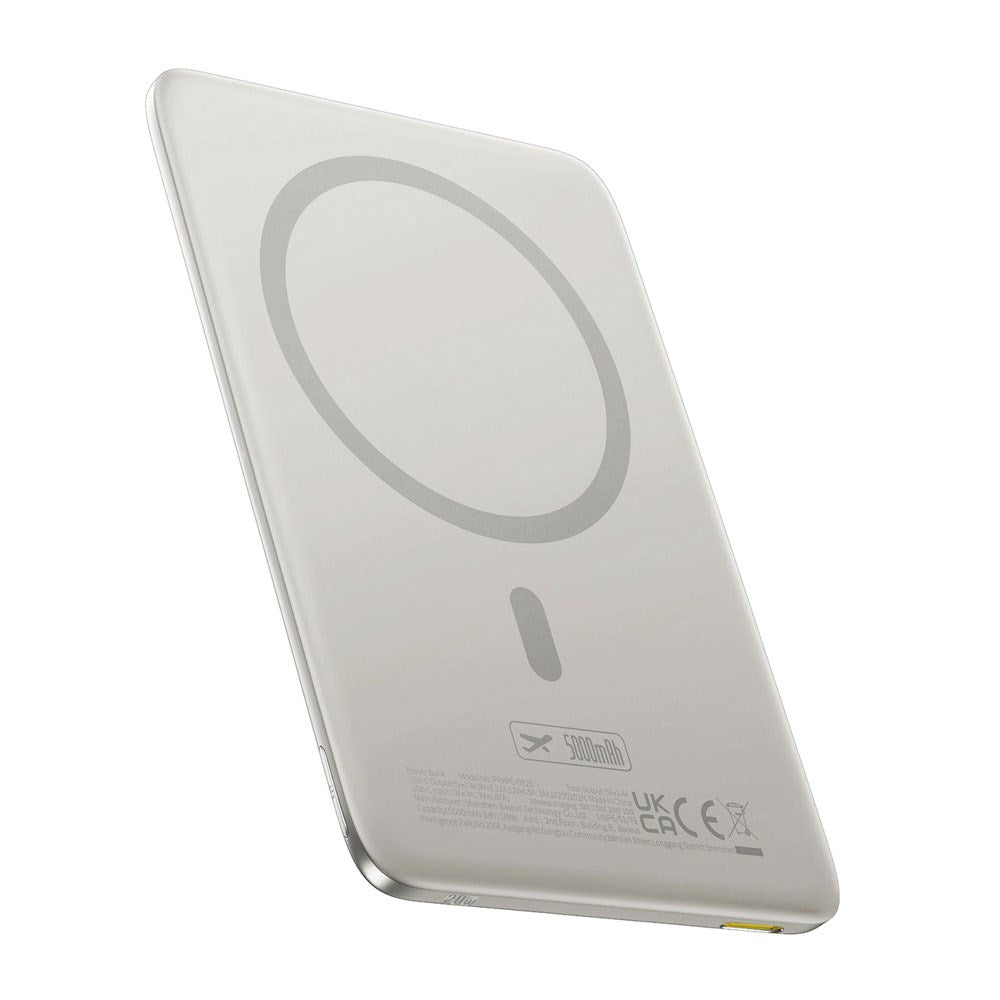 Baseus PicoGo 5000mAh Powerbank 20W inkl. USB-C Kabel - MagSafe Kompatibel - Titanium