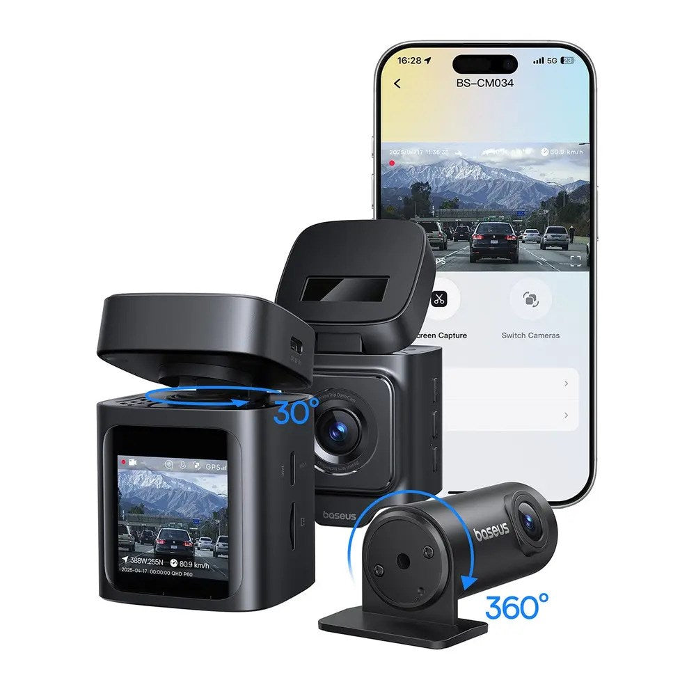 Baseus PrimeTrip VD1 Dashcam - Sort
