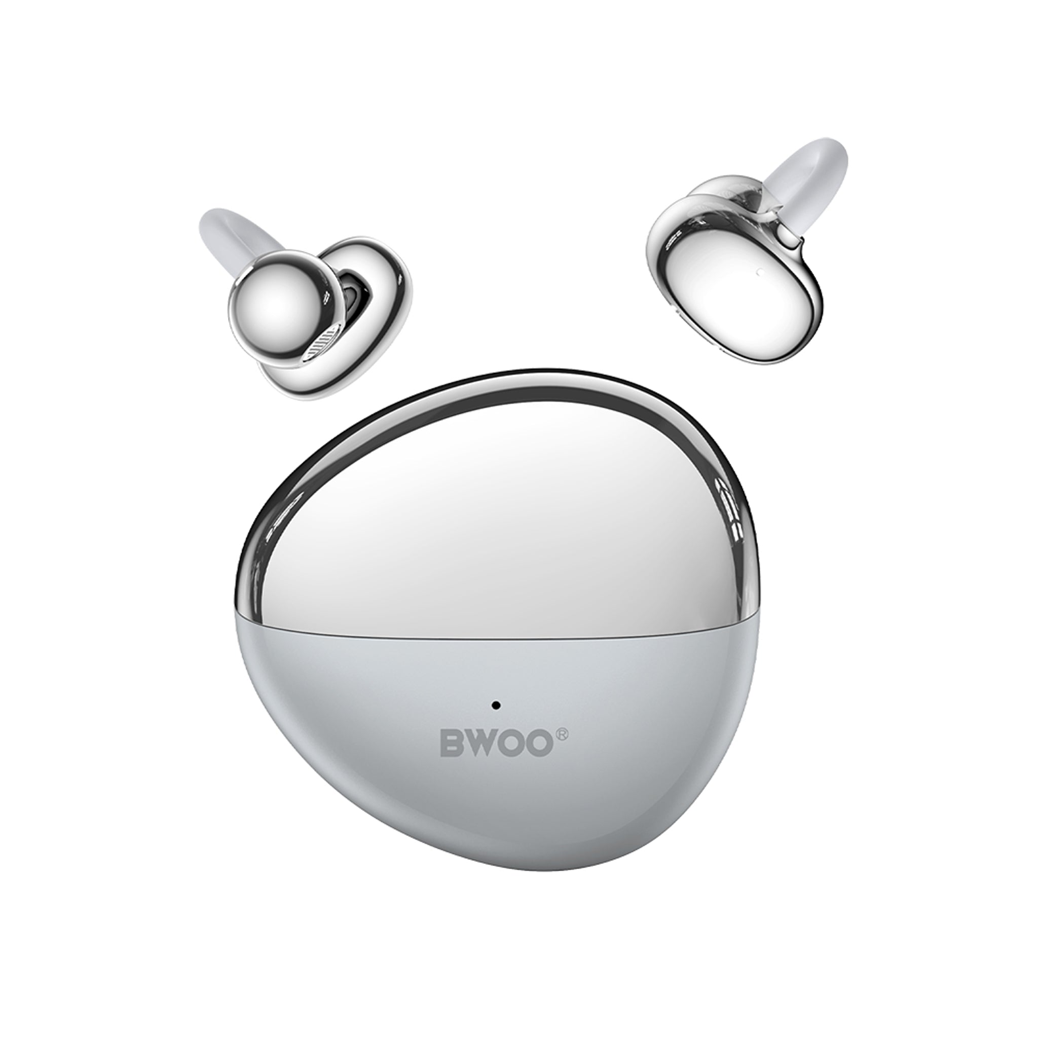 BWOO True Wireless Høretelefoner - Open-Ear - Grå