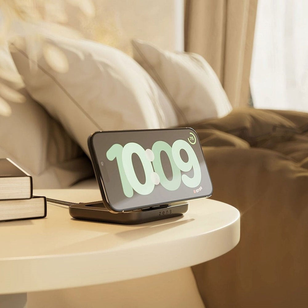 ZENS 15W Qi2 Magnetisk Trådløs Oplader - MagSafe Kompatibel - Sort