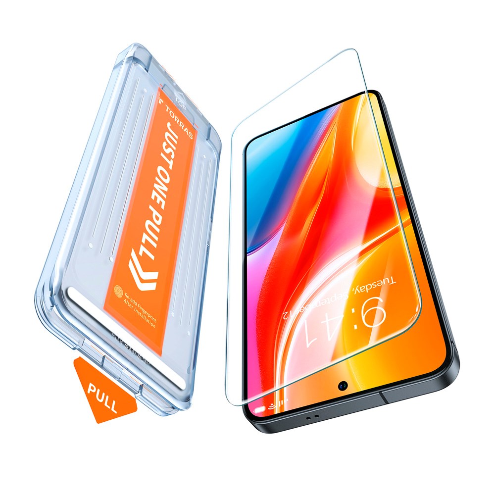 TORRAS Samsung Galaxy S25+ (Plus) Skærmbeskyttelse - Hærdet Glas - Gennemsigtig