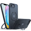 TORRAS iPhone 16e Ostand Spin Hybrid Cover m. Kickstand - Sort
