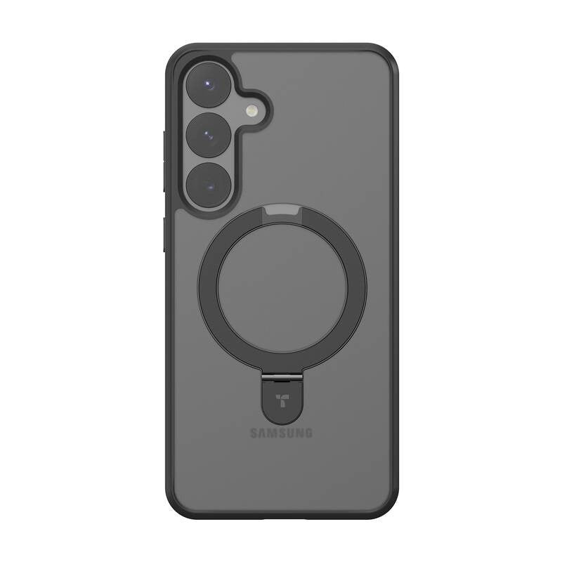 TORRAS Samsung Galaxy S25 Guardian Ostand Series Cover m. Kickstand - MagSafe Kompatibel - Sort