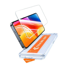 TORRAS Samsung Galaxy S25 Install Master Hærdet Skærmbeskyttelsesglas - Gennemsigtig