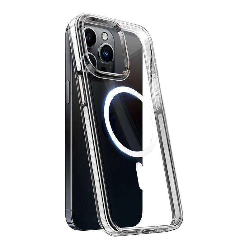 TORRAS iPhone 15 Pro Sparka Hybrid Plastik Cover - MagSafe Kompatibel - Gennemsigtig