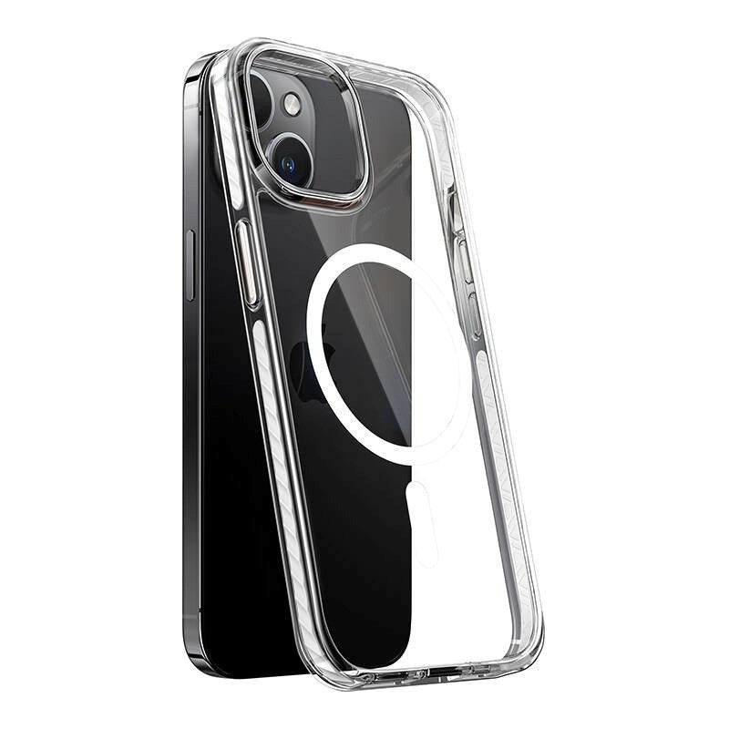 TORRAS iPhone 15 Sparka Hybrid Plastik Cover - MagSafe Kompatibel - Gennemsigtig