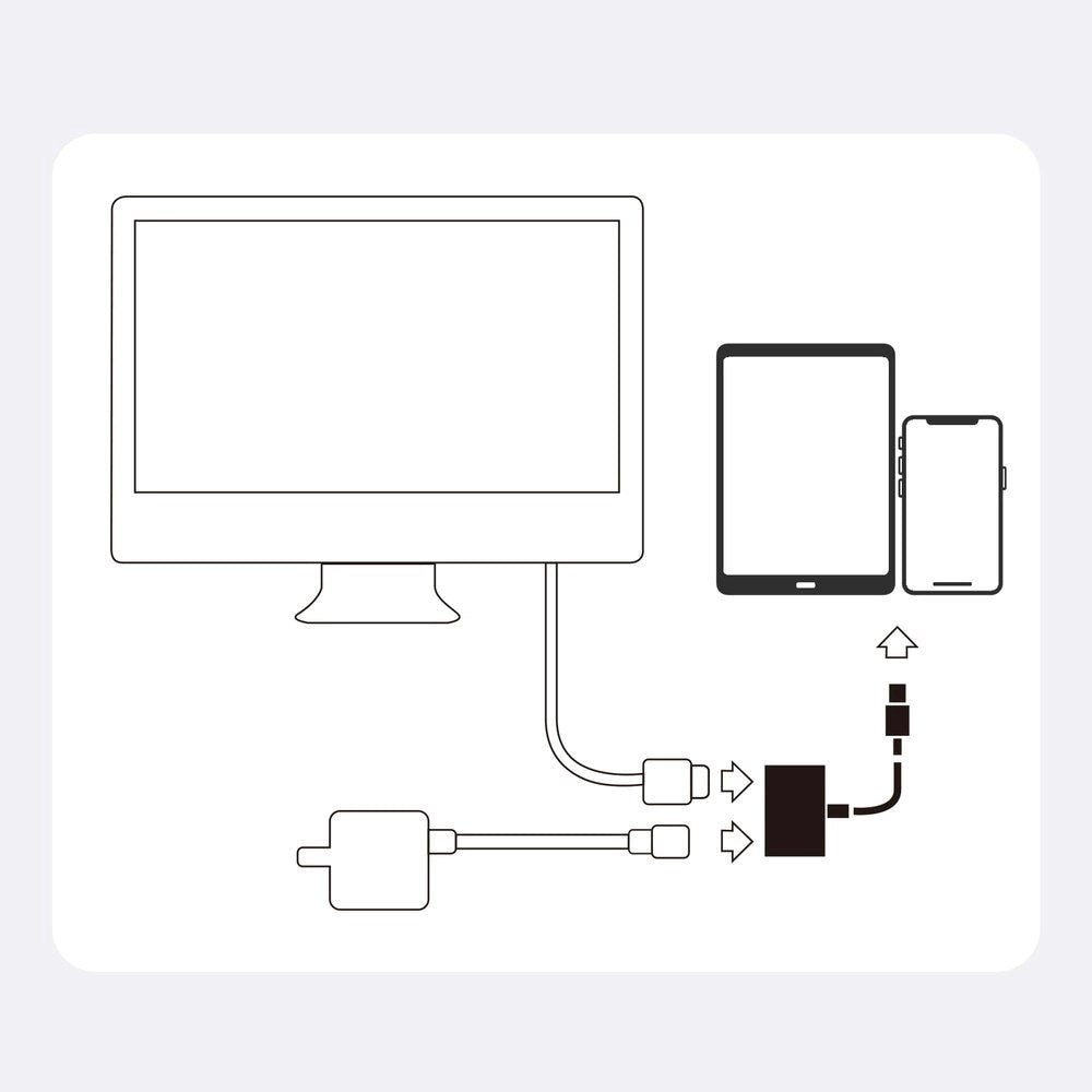 Joyroom HDMI-Adapter til Lightning (Han) m. Lightning Stik (Hun) - Hvid