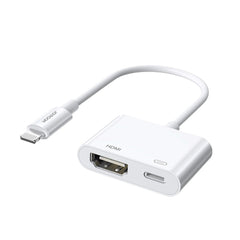 Joyroom HDMI-Adapter til Lightning (Han) m. Lightning Stik (Hun) - Hvid