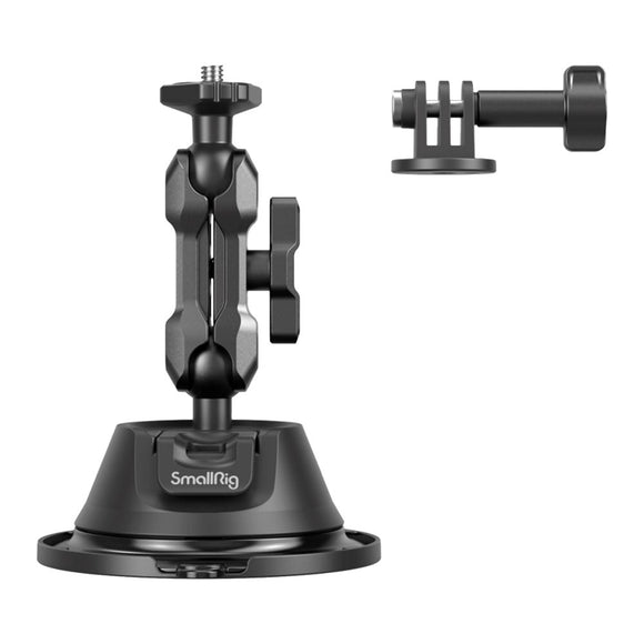 SmallRig 4193 Universal Actionkamera Mount m. Sugekop - Sort