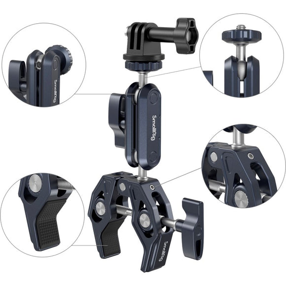 SmallRig 3757 Crab-Shaped Kit m. Ballhead Magic Arm - Sort
