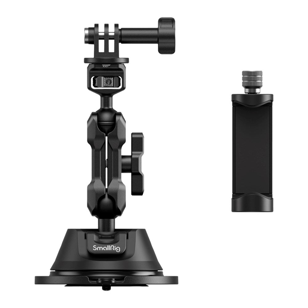 SmallRig 4275 Universal Actionkamera / Mobil Mount m. Sugekop - Sort