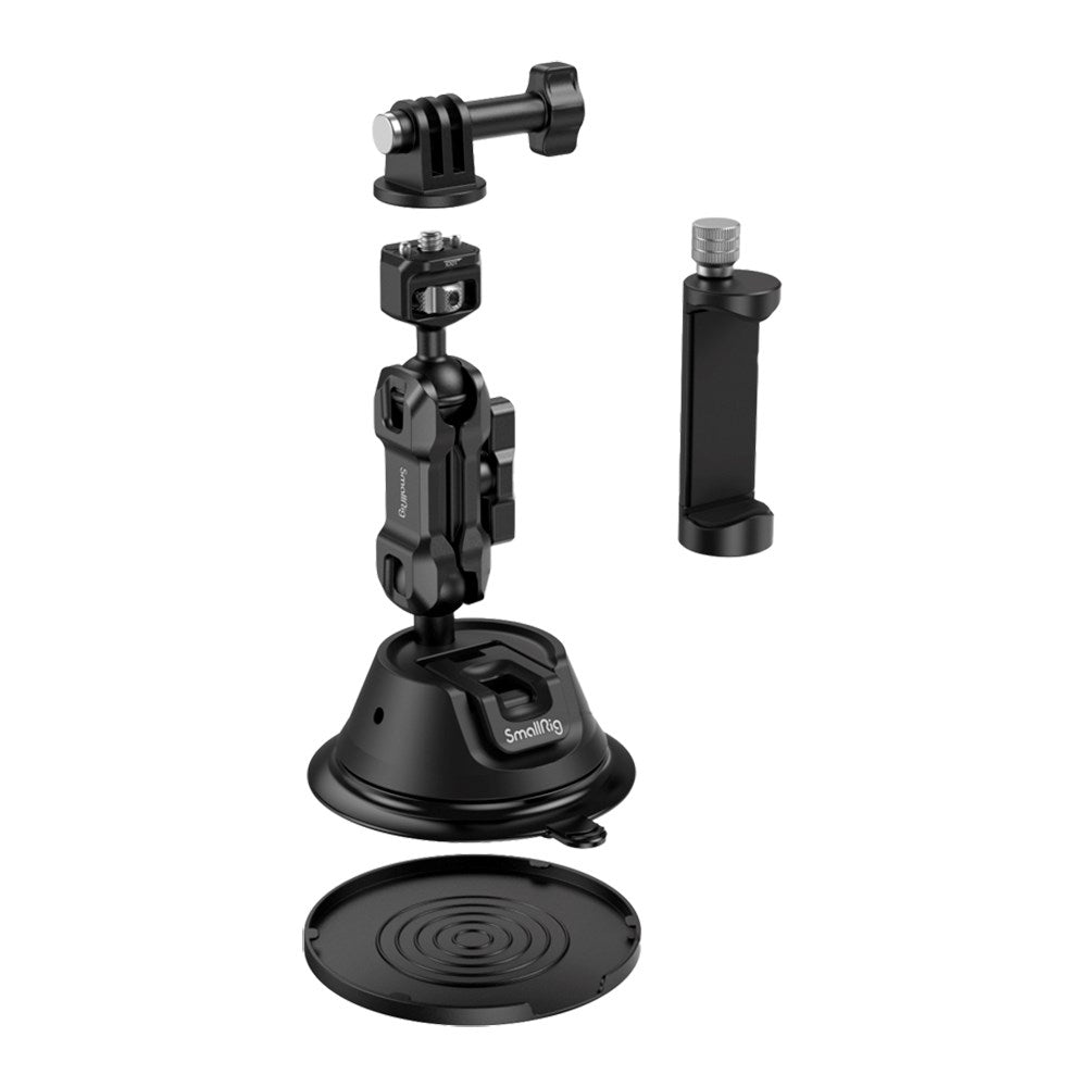SmallRig 4275 Universal Actionkamera / Mobil Mount m. Sugekop - Sort