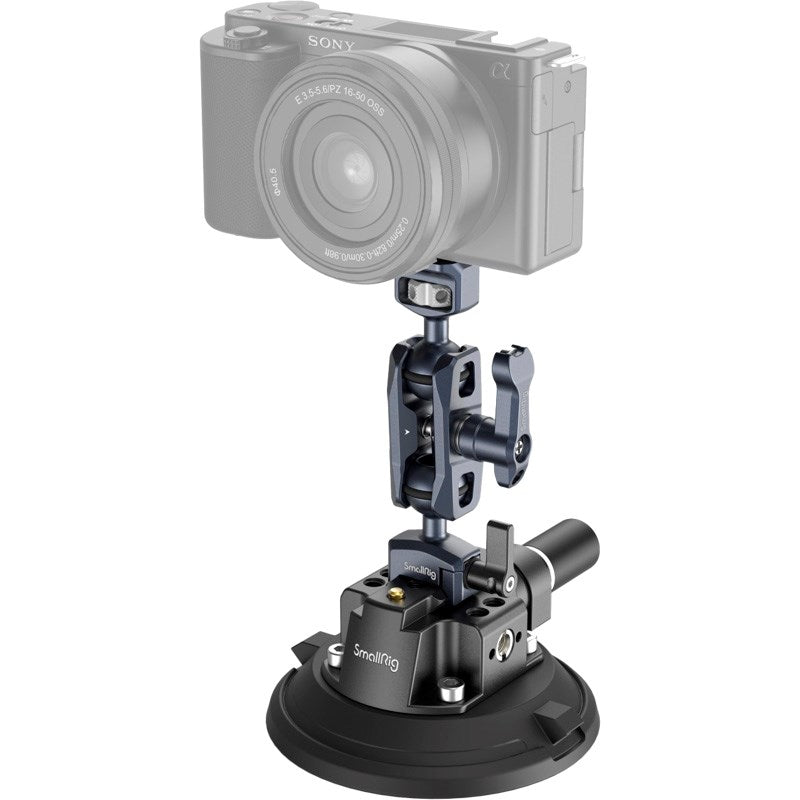 SmallRig 4236 4" Kamera Monteringssæt m. Sugekop - Sort