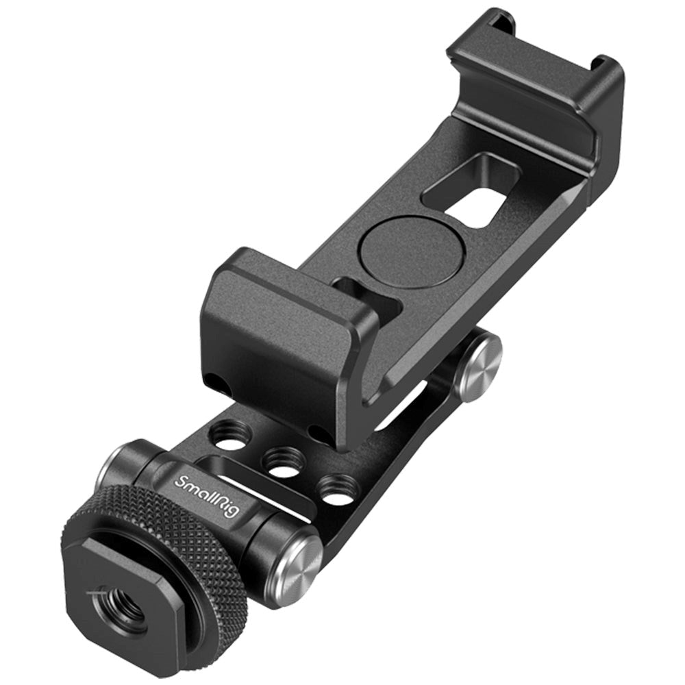 SmallRig 4382 Metal Mobilholder m. Cold Shoe Mount (57-88mm) - Sort