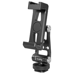 SmallRig 4382 Metal Mobilholder m. Cold Shoe Mount (57-88mm) - Sort