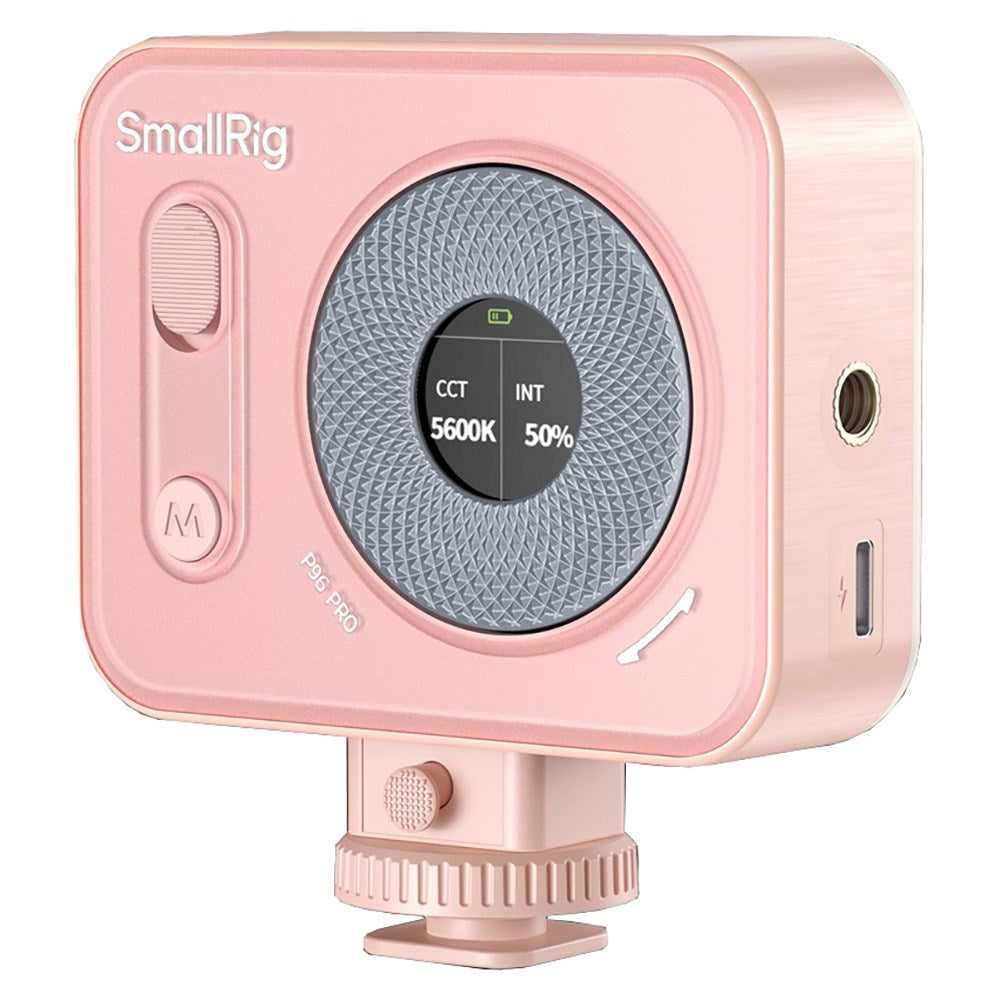 SmallRig 4786 Vibe P96 Pro Mini LED Video Light (RGB) - Lyserød
