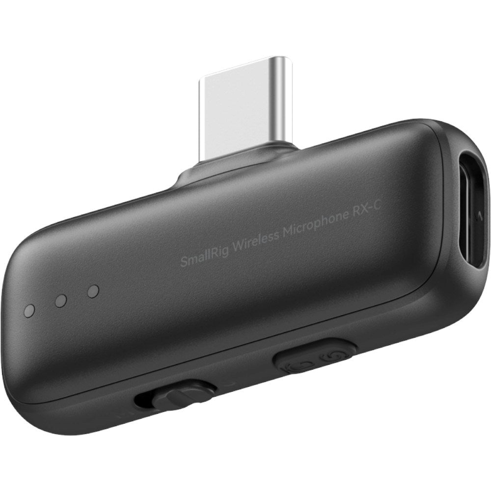 SmallRig 5718 Trådløs Mikrofon m. USB-C Adapter - Sort