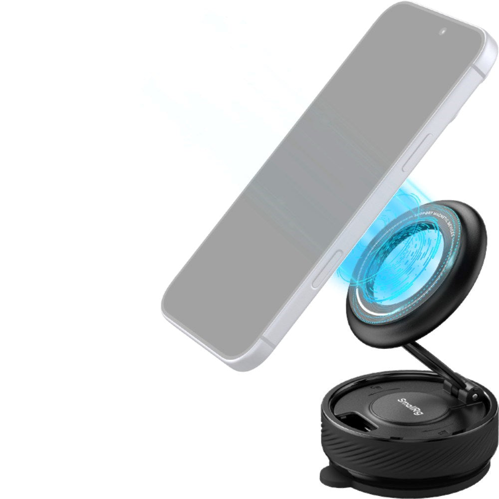 SmallRig 6061 Multifunktionel Magnetisk Mobilholder - MagSafe Kompatibel - Sort