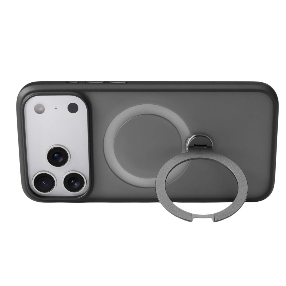 iPhone 18 Pro / 17 Pro TORRAS Ostand Q3 Spin Cover - MagSafe Kompatibel - Sort
