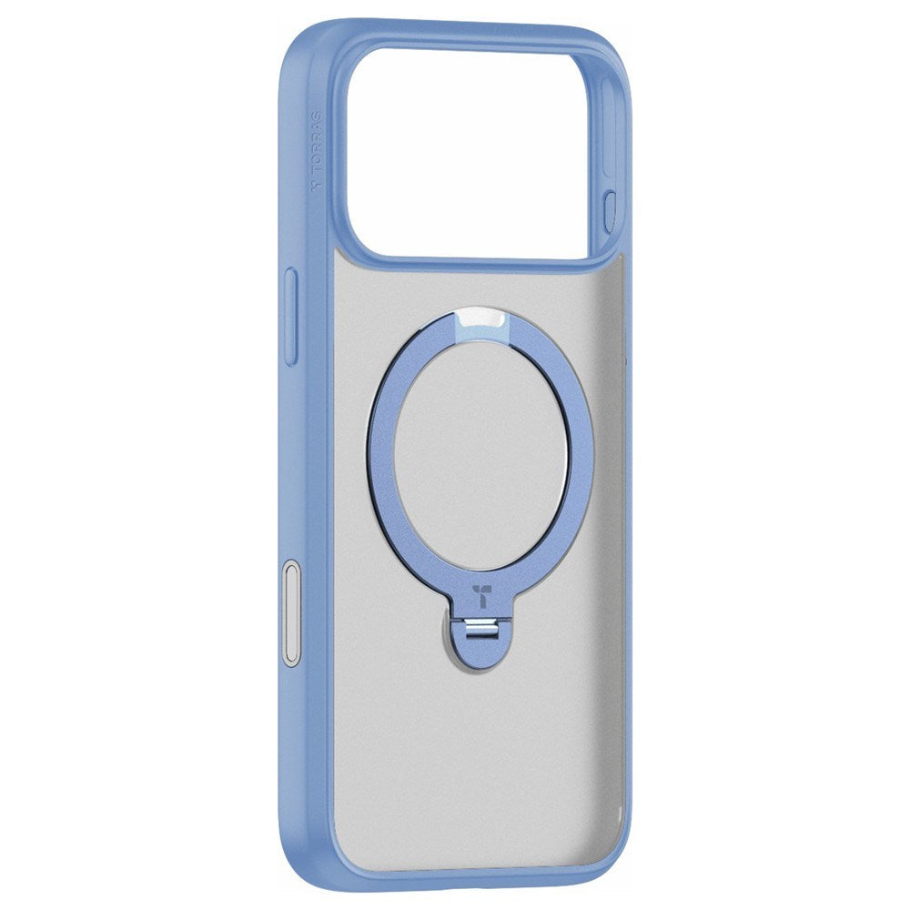iPhone 18 Pro Max / 17 Pro Max TORRAS Ostand Q3 Spin Cover - MagSafe Kompatibel - Blå