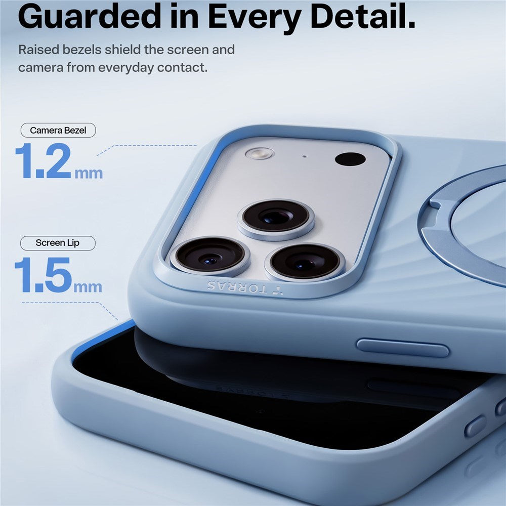 iPhone 18 Pro Max / 17 Pro Max TORRAS Ostand Q3 Wind Cover - MagSafe Kompatibel - Blå