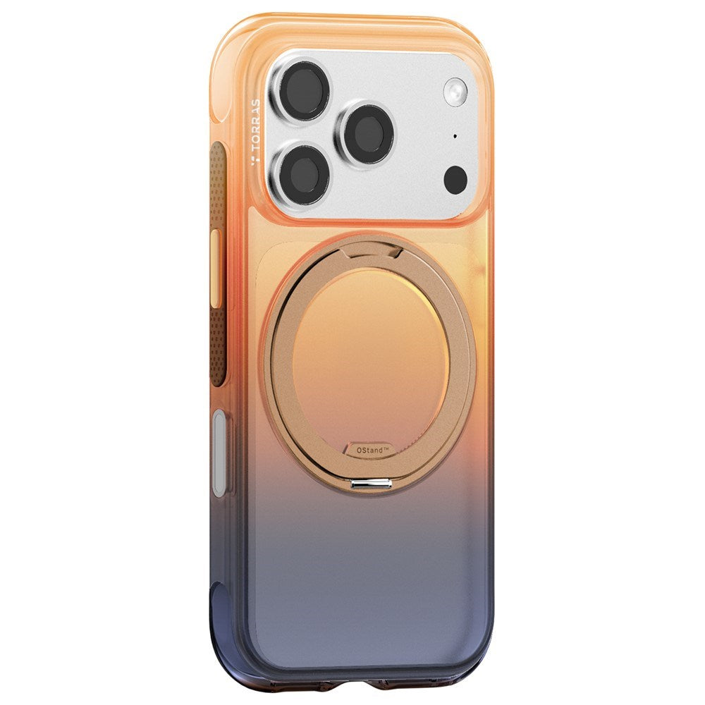 iPhone 18 Pro Max / 17 Pro Max TORRAS O3 Air Gradient Cover - MagSafe Kompatibel - Orange / Blå