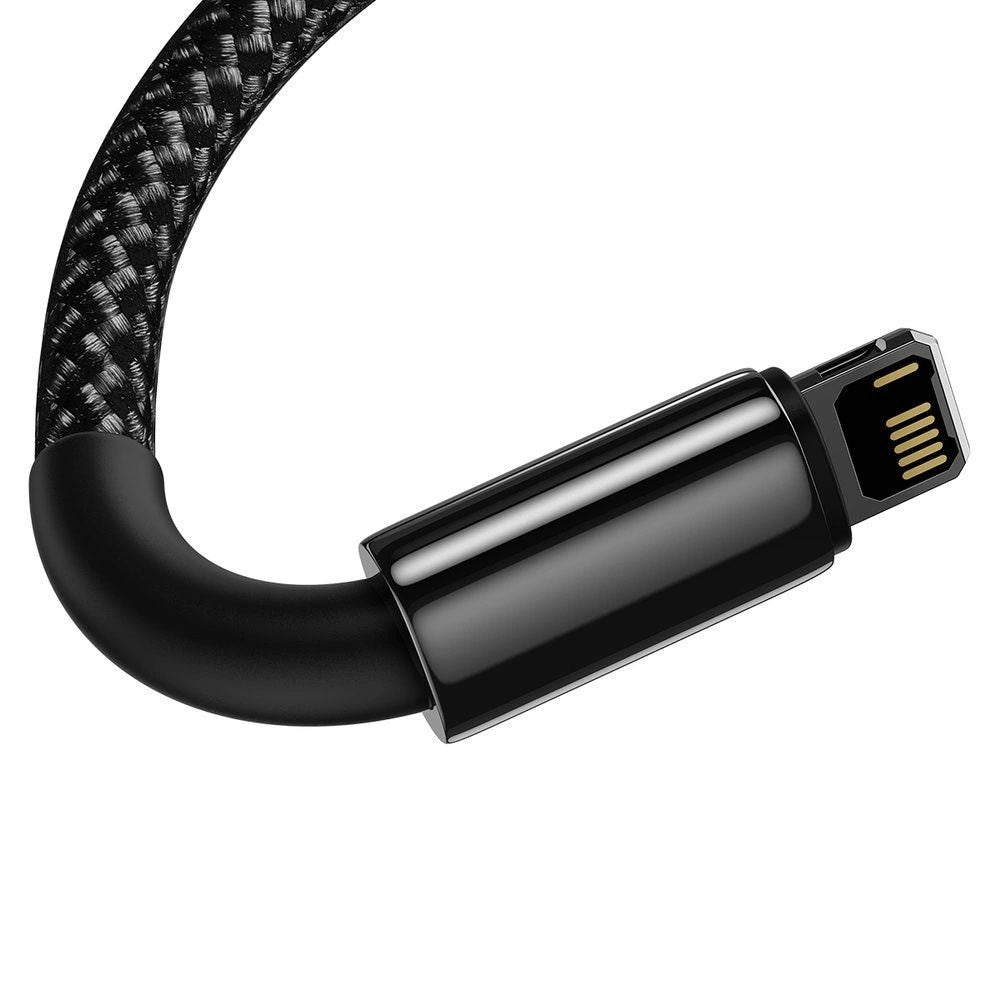 Baseus 12W USB-A til Lightning Kabel (480Mbps) - 1m - Sort