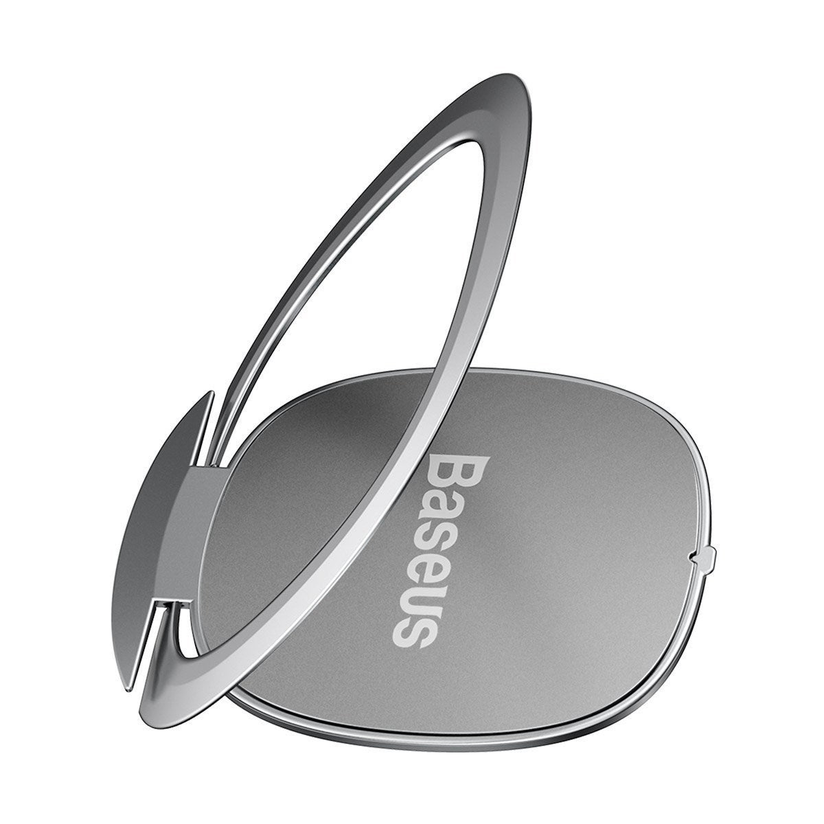 Baseus Invisible Finger Ring til Mobil - Sølv