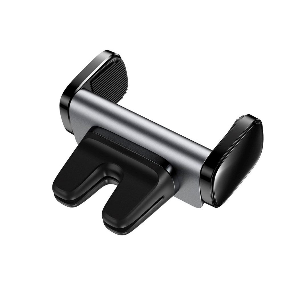 Baseus Steel Cannon Mobilholder til Bilens Ventilation - Max Mobil: 55 x 84mm - Sort