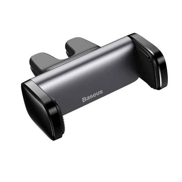 Baseus Steel Cannon Mobilholder til Bilens Ventilation - Max Mobil: 55 x 84mm - Sort