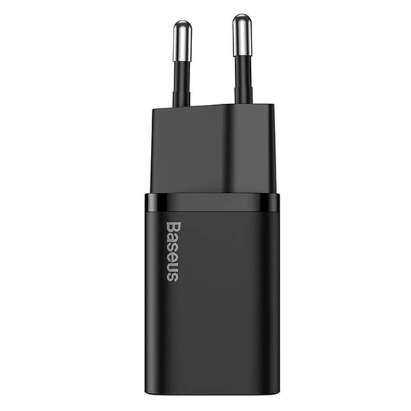 Baseus Super Si 20W Vægoplader USB-C Quick Charge - Sort