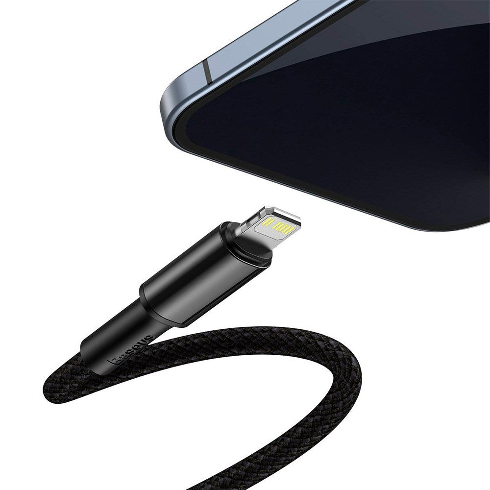 Baseus High Density 20W PD USB-C til Lightning Kabel - 1m - Sort