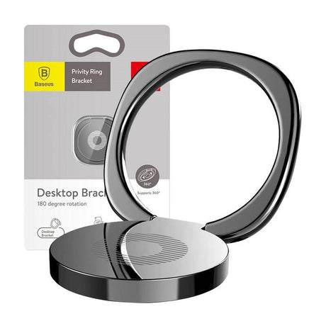 Baseus Privity Ring Magnetisk Finger Ring - Sort
