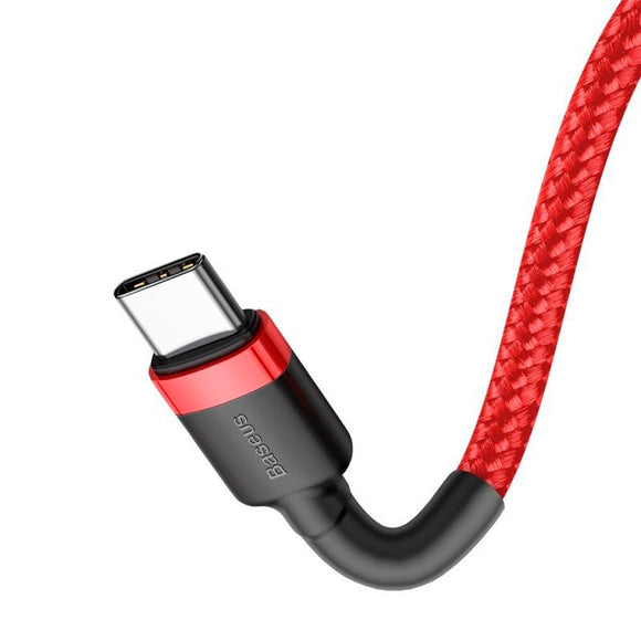 Baseus Cafule 60W PD USB-C til USB-C Kabel - 1m - Rød