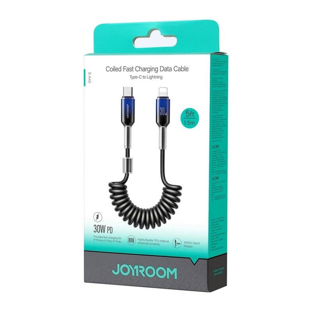 Joyroom 30W USB-C til Lightning Kabel - 1.5m - Sort