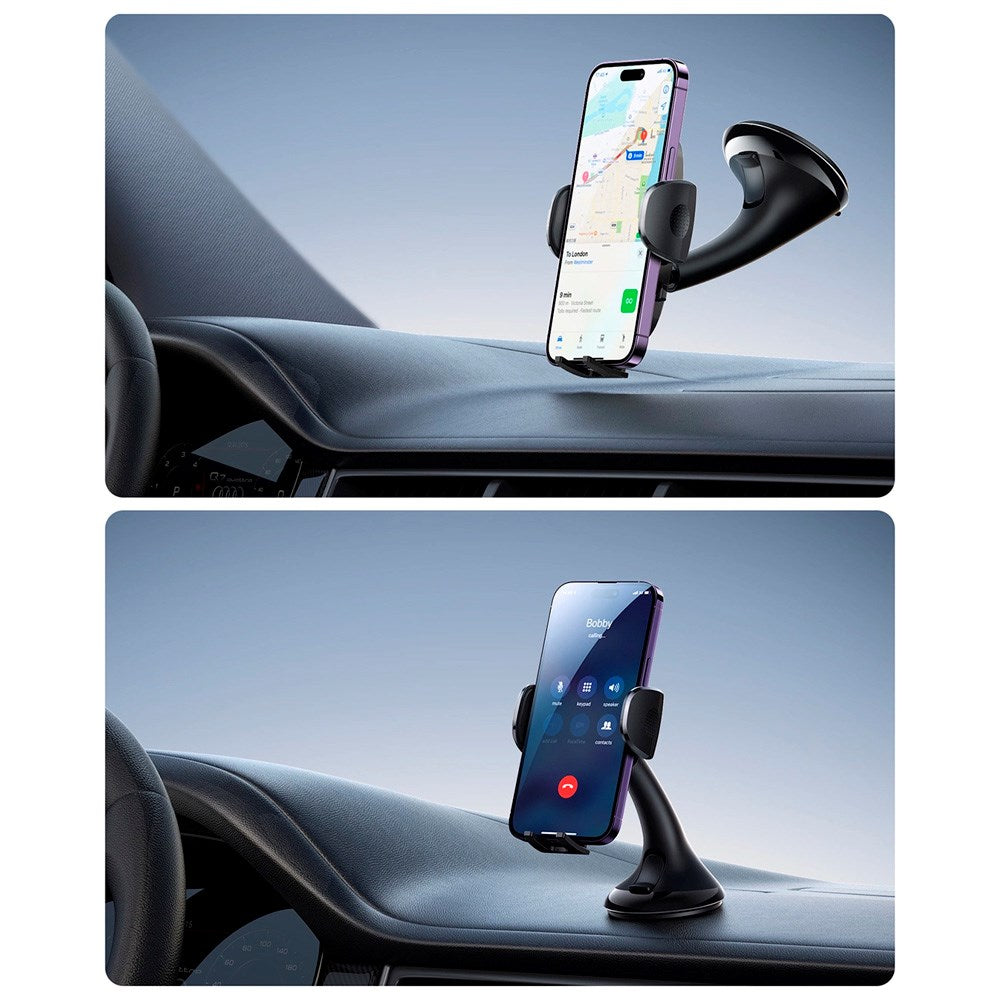 Joyroom Universal Mekanisk Bilholder til Smartphone - Sort