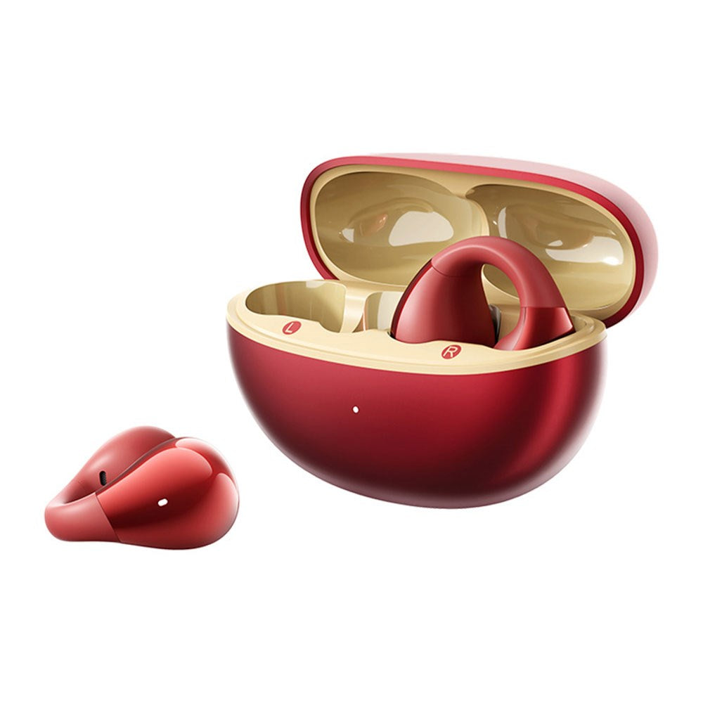 QCY Crossky Clip True Wireless Open-Ear Høretelefoner - Rød