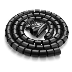 Ugreen Kabel Organizer - 25mm - 3m - Sort