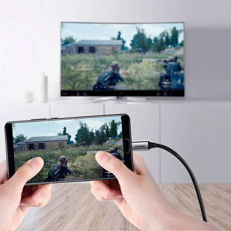 UGREEN USB-C til HDMI 4K60Hz - 1.5m - Grå / Sort