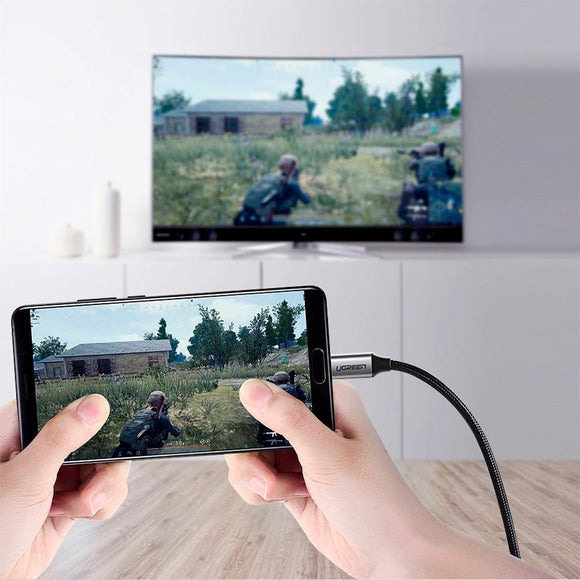 UGREEN USB-C til HDMI 4K60Hz - 1.5m - Grå / Sort