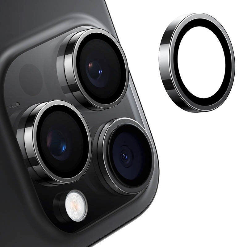 TORRAS iPhone 16 Kameralinsebeskyttelse - Sort