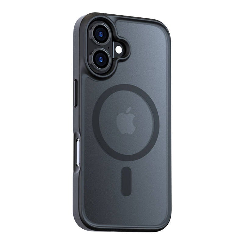 TORRAS iPhone 16 Fleksibelt Plastik Cover - MagSafe Kompatibel - Sort