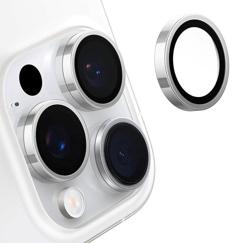 TORRAS iPhone 16 Pro Kameralinsebeskyttelse - Grå